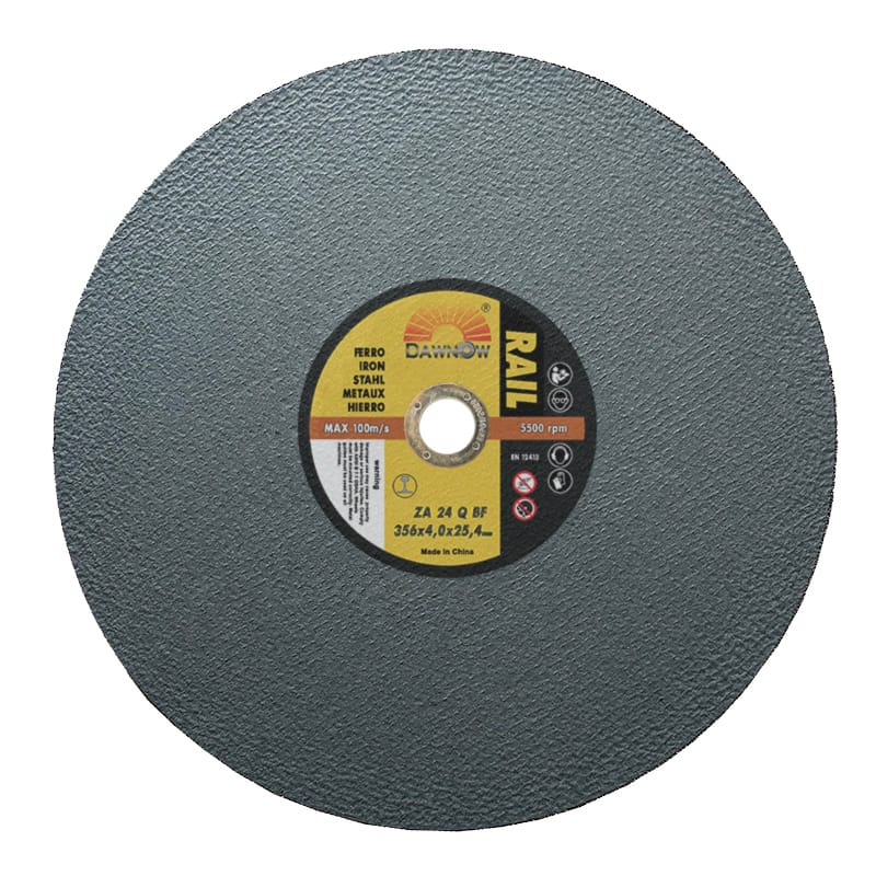 dawn abrasives railway cutting disc 356x4x25.4 dawn abrasives railway cutting wheels 356x4x25.4 ZA 24Q