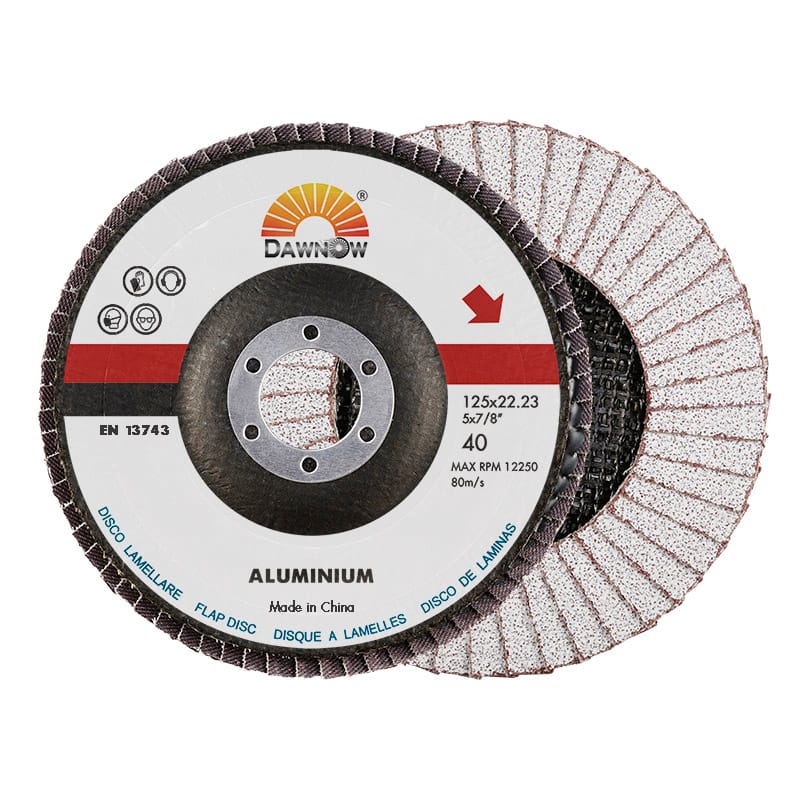 dawnabrasives-flapdisc-125-22 Alu 40# dawn abrasives anti-clogging flap disc for aluminium1