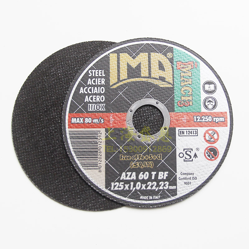 main-01-30.jpg Italian Electric Grinder Grinding Wheel IMA 125*1.0*22 Stainless Steel Cutting Disc - Image 1