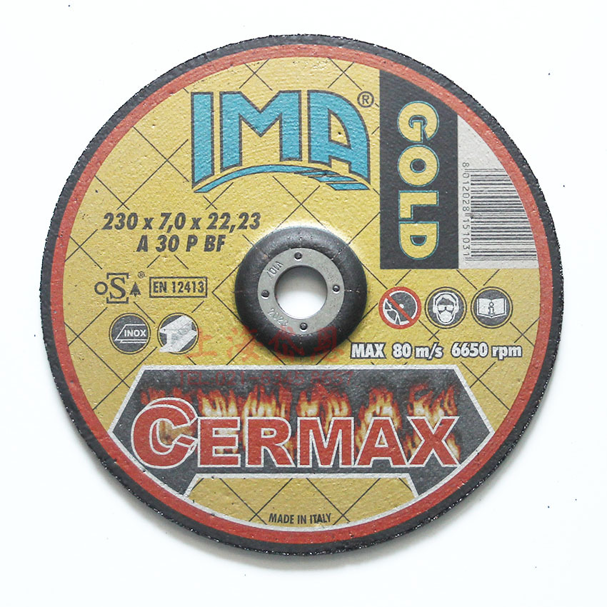 main-01-60.jpg Italian CERAMIC Ceramic Alumina Angle Grinder Grinding Wheel 230*7*22.2 - Image 1
