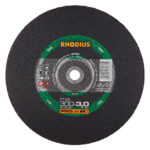 RHODIUS Grinding Wheel 350*4 Stone Building Materials Cutting Disc High-Speed Cutting Machine Grinding Wheel 400*4
