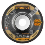 RHODIUS Grinding Wheel 125*4*22 Stainless Steel Grinding Disc grinding Grinding Wheel